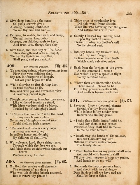 Congregational Hymn and Tune Book; containing the Psalms and Hymns of the General Association of Connecticut, adapted to Suitable Tunes page 155
