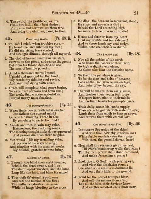 Congregational Hymn and Tune Book; containing the Psalms and Hymns of the General Association of Connecticut, adapted to Suitable Tunes page 21