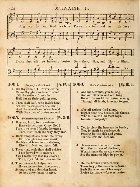 Congregational Hymn and Tune Book; containing the Psalms and Hymns of the General Association of Connecticut, adapted to Suitable Tunes page 328