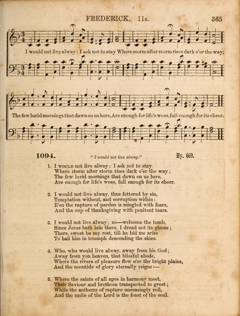 Congregational Hymn and Tune Book; containing the Psalms and Hymns of the General Association of Connecticut, adapted to Suitable Tunes page 367