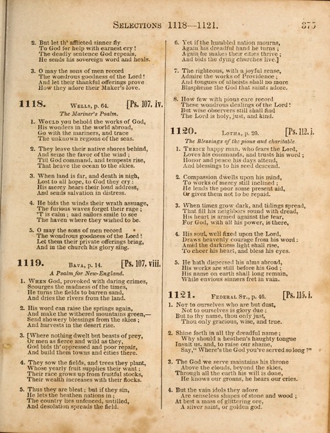 Congregational Hymn and Tune Book; containing the Psalms and Hymns of the General Association of Connecticut, adapted to Suitable Tunes page 377
