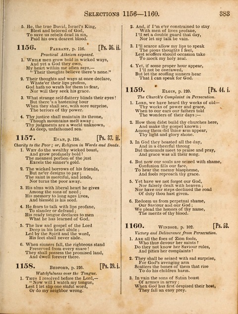 Congregational Hymn and Tune Book; containing the Psalms and Hymns of the General Association of Connecticut, adapted to Suitable Tunes page 385