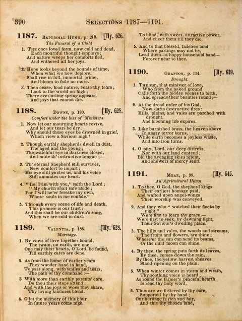 Congregational Hymn and Tune Book; containing the Psalms and Hymns of the General Association of Connecticut, adapted to Suitable Tunes page 394