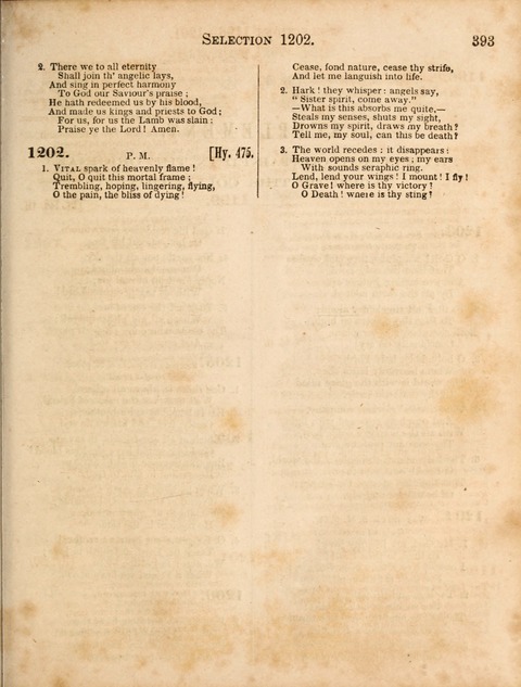 Congregational Hymn and Tune Book; containing the Psalms and Hymns of the General Association of Connecticut, adapted to Suitable Tunes page 397
