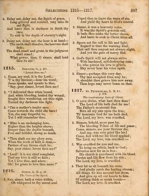 Congregational Hymn and Tune Book; containing the Psalms and Hymns of the General Association of Connecticut, adapted to Suitable Tunes page 401