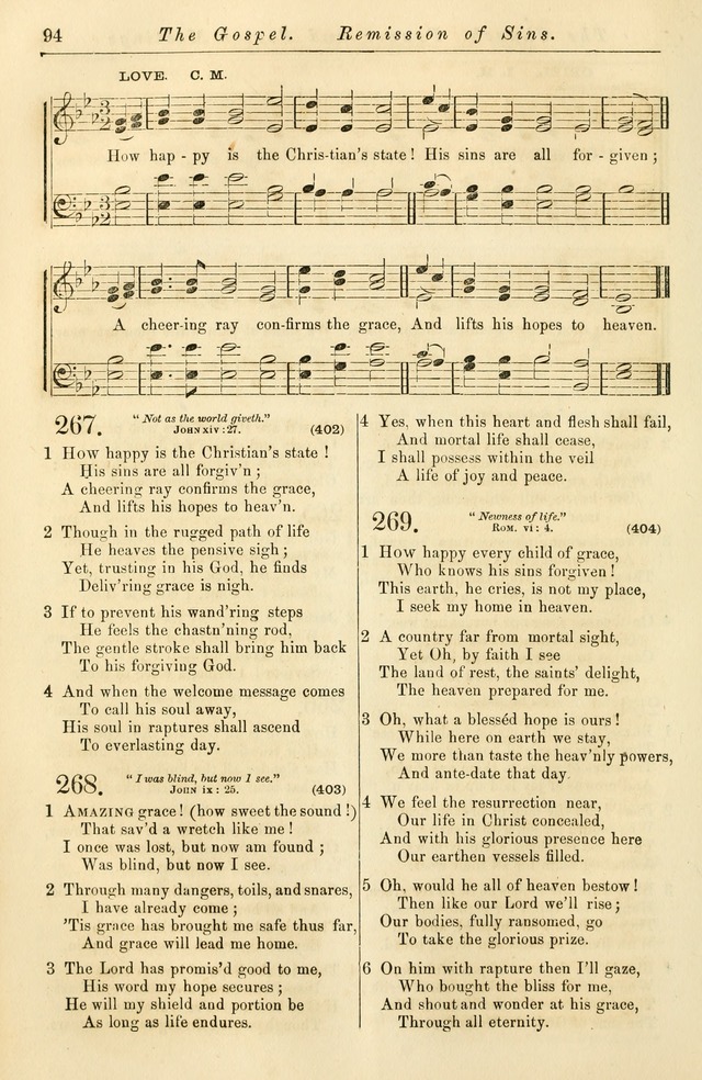 Christian Hymn and Tune Book, for use in Churches, and for Social and Family Devotions page 101