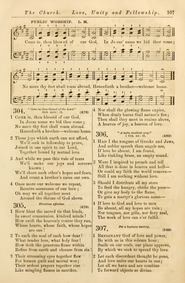 Christian Hymn and Tune Book, for use in Churches, and for Social and Family Devotions page 114