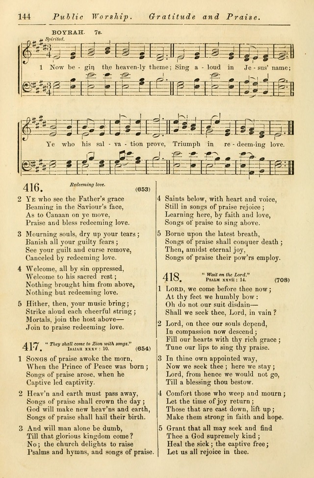 Christian Hymn and Tune Book, for use in Churches, and for Social and Family Devotions page 151