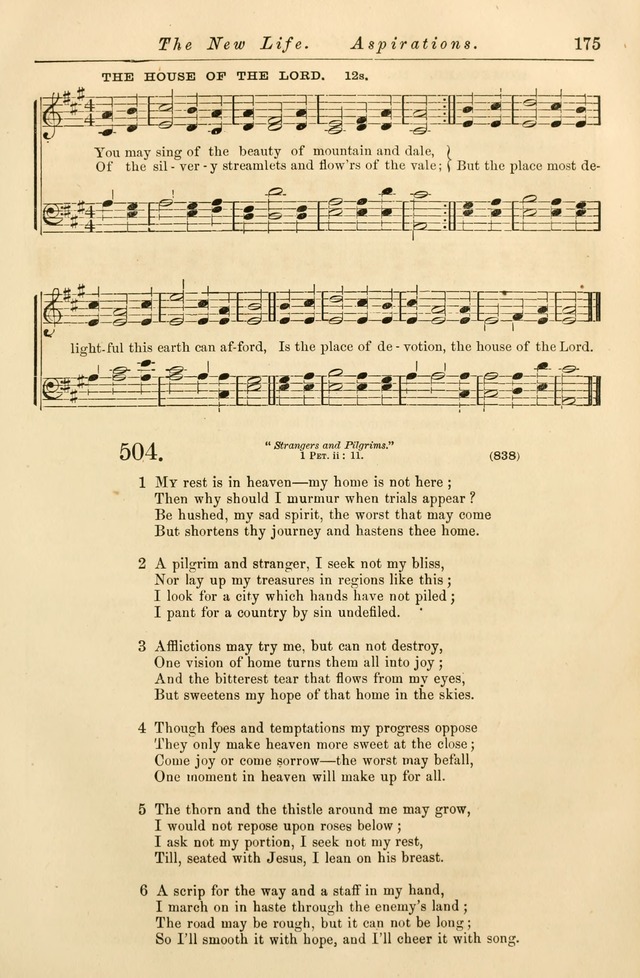 Christian Hymn and Tune Book, for use in Churches, and for Social and Family Devotions page 182