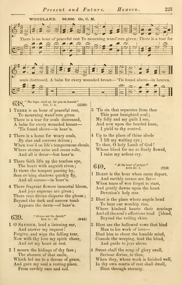 Christian Hymn and Tune Book, for use in Churches, and for Social and Family Devotions page 230