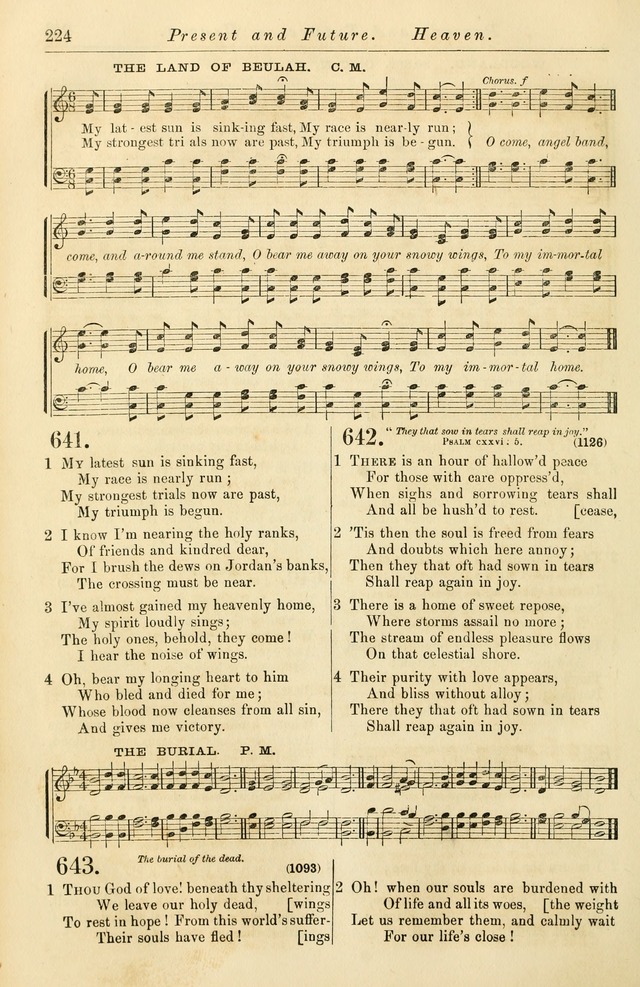 Christian Hymn and Tune Book, for use in Churches, and for Social and Family Devotions page 231
