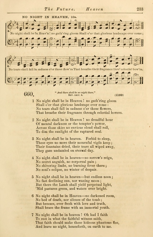 Christian Hymn and Tune Book, for use in Churches, and for Social and Family Devotions page 240