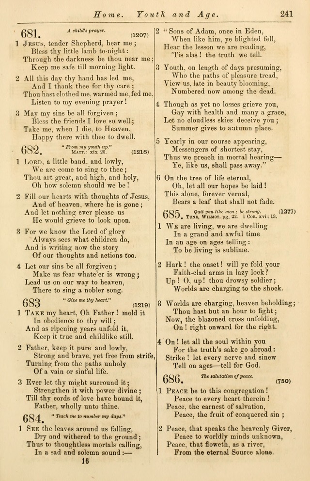 Christian Hymn and Tune Book, for use in Churches, and for Social and Family Devotions page 248