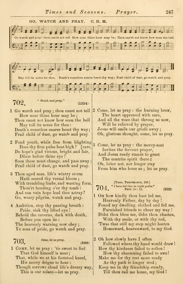 Christian Hymn and Tune Book, for use in Churches, and for Social and Family Devotions page 254
