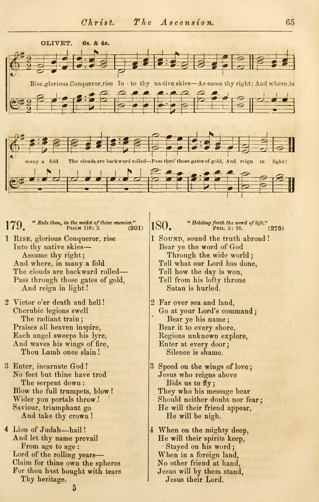 Christian Hymn and Tune Book, for use in Churches, and for Social and Family Devotions page 72