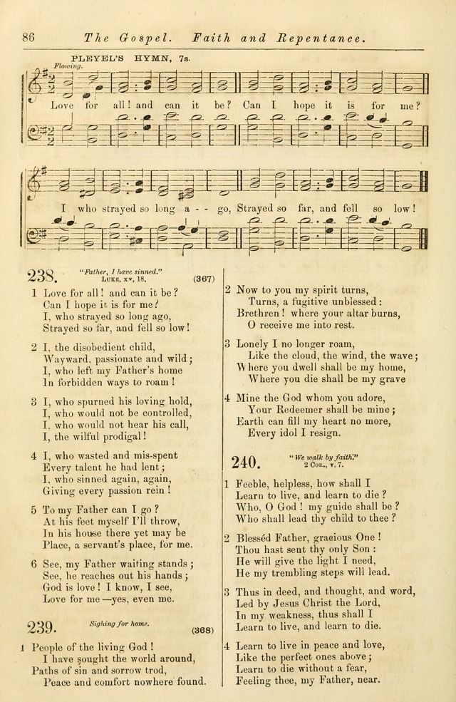 Christian Hymn and Tune Book, for use in Churches, and for Social and Family Devotions page 93