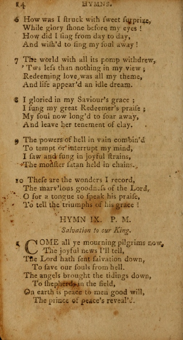 A Collection of Hymns for the Use of Christians. (4th ed.) page 14