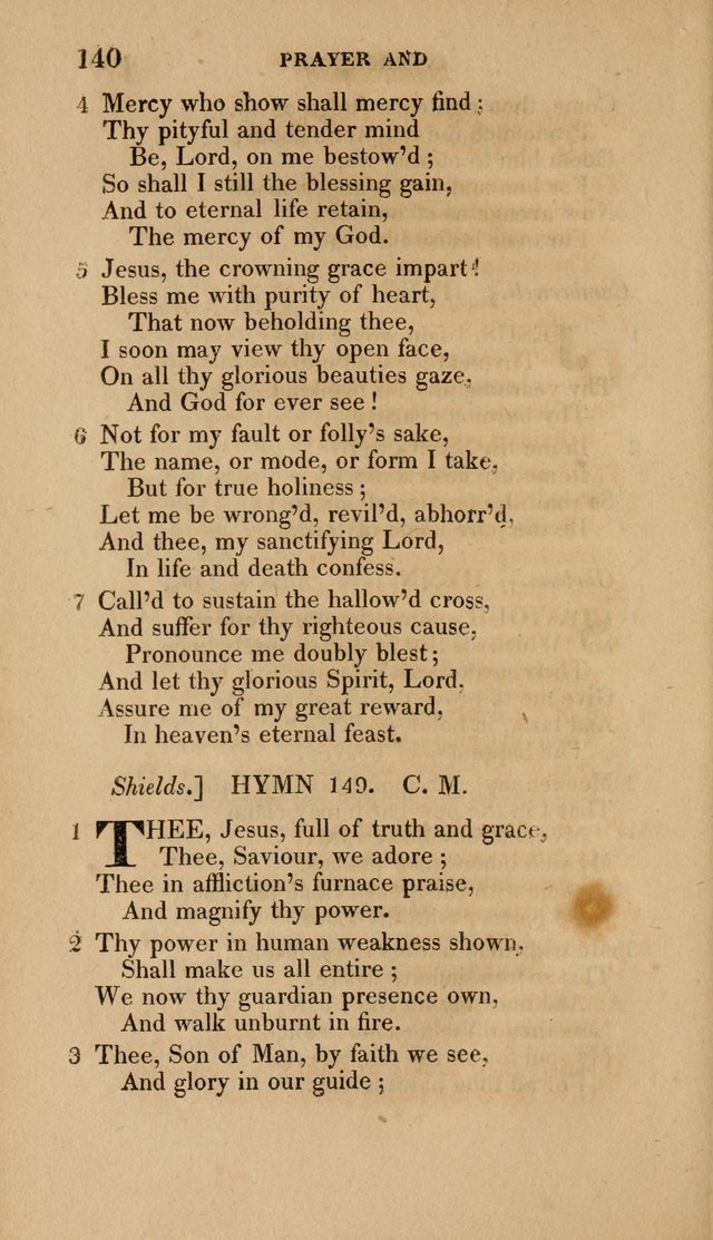 A Collection of Hymns for the Use of the Methodist Episcopal Church: Principally from the Collection of the Rev. John Wesley. M. A. page 145