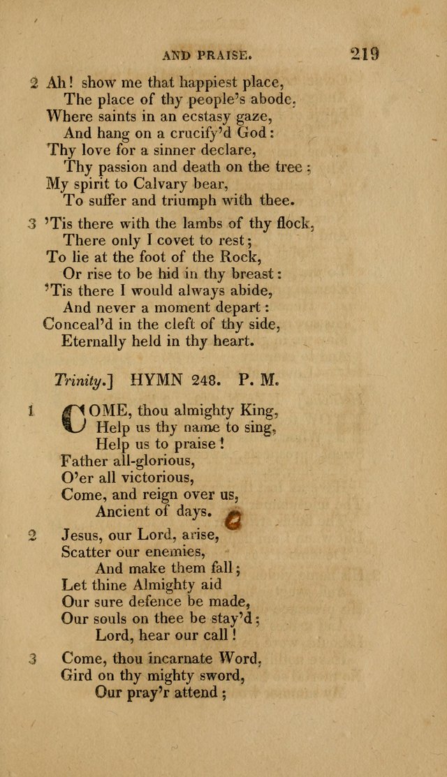 A Collection of Hymns for the Use of the Methodist Episcopal Church: Principally from the Collection of the Rev. John Wesley. M. A. page 224