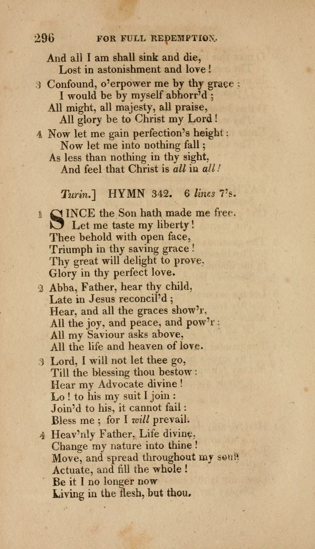 A Collection of Hymns for the Use of the Methodist Episcopal Church: Principally from the Collection of the Rev. John Wesley. M. A. page 301