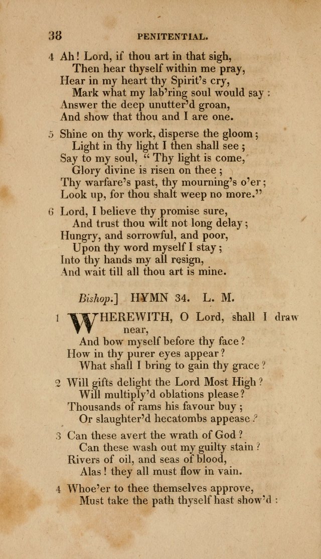 A Collection of Hymns for the Use of the Methodist Episcopal Church: Principally from the Collection of the Rev. John Wesley. M. A. page 43
