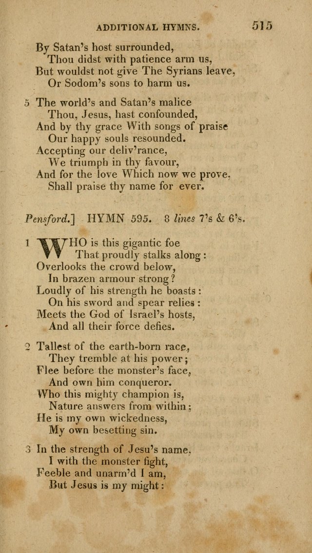 A Collection of Hymns for the Use of the Methodist Episcopal Church: Principally from the Collection of the Rev. John Wesley. M. A. page 520