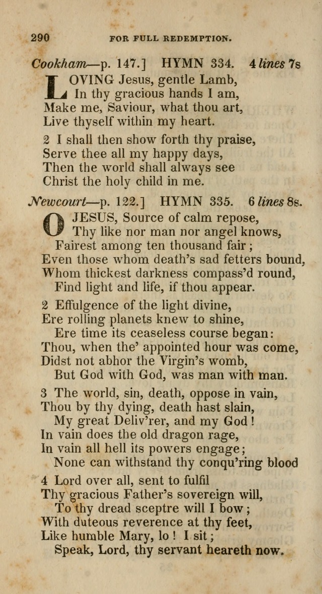 A Collection of Hymns for the Use of the Methodist Episcopal Church: principally from the collection of  Rev. John Wesley, M. A., late fellow of Lincoln College, Oxford; with... (Rev. & corr.) page 290