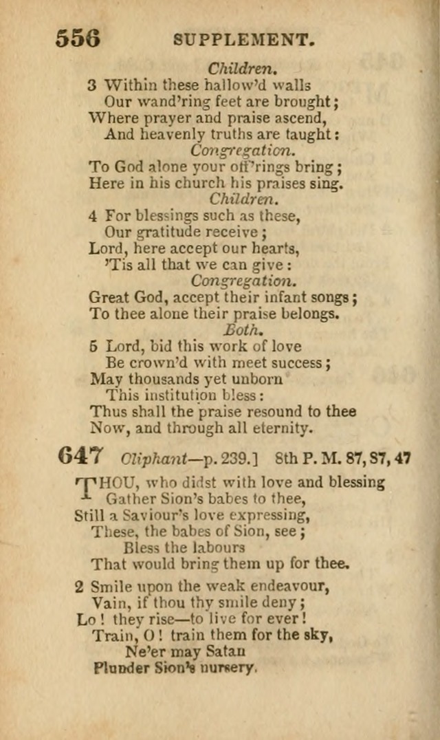 A Collection of Hymns: for the use of the Methodist Episcopal Church, principally from the collection of the Rev. John Wesley, A. M., late fellow of Lincoln College..(Rev. and corr. with a supplement) page 558
