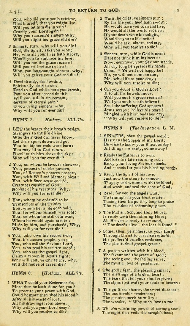 A Collection of Hymns: for the use of the people called Methodists; in miniature page 7