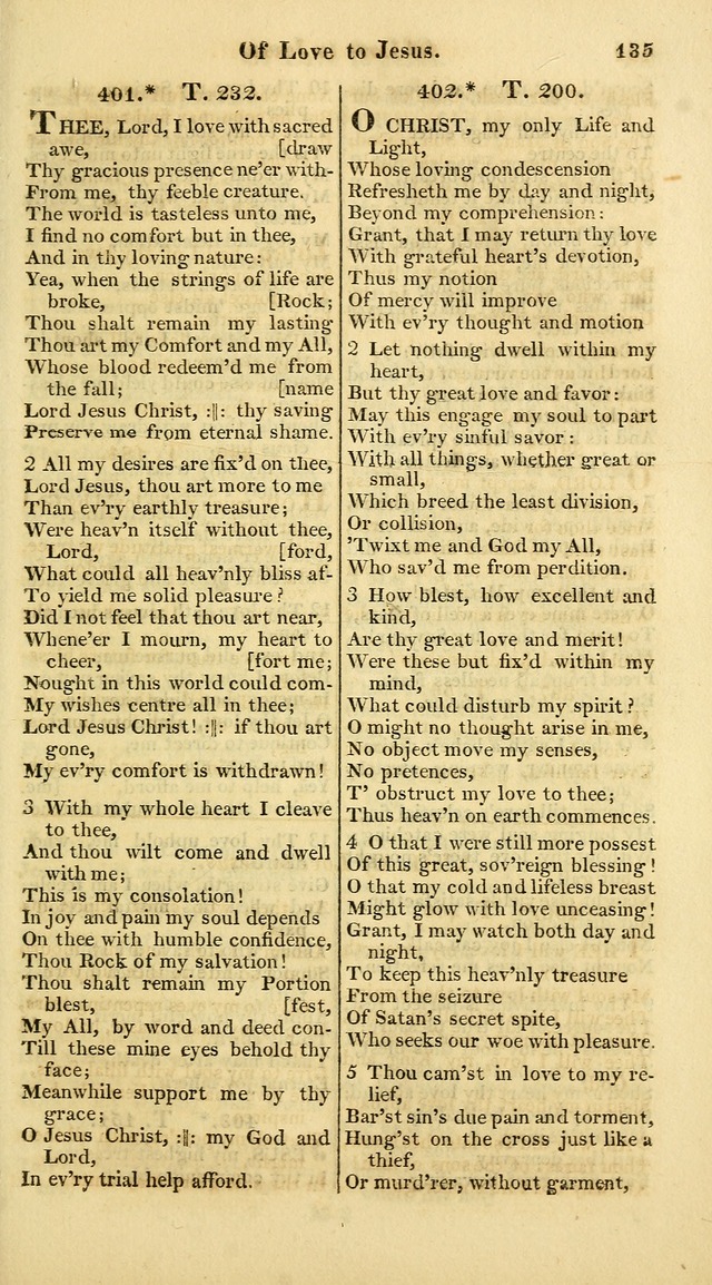 A Collection of Hymns for the Use of the Protestant Church of the United Brethren. (New and Rev. ed.) page 135
