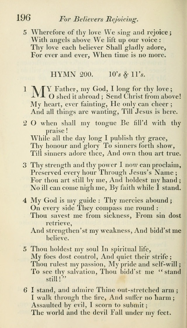 A Collection of Hymns, for the Use of the People Called Methodists, with a Supplement page 198