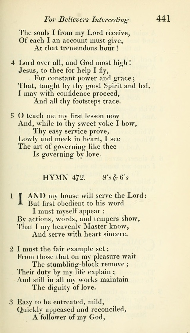A Collection of Hymns, for the Use of the People Called Methodists, with a Supplement page 443