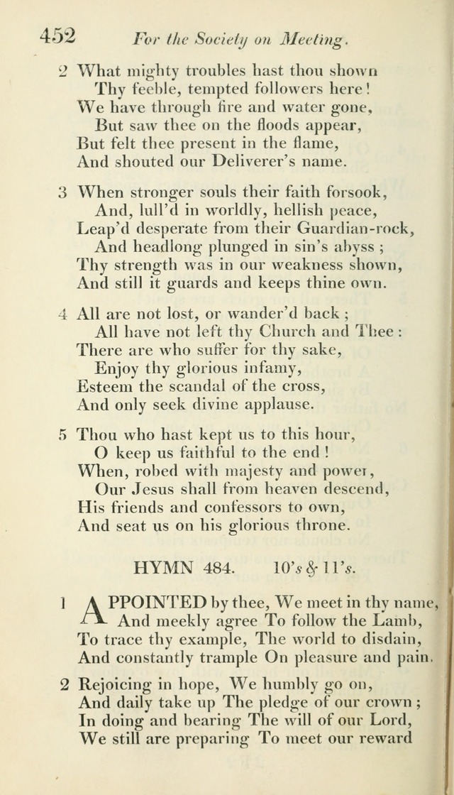 A Collection of Hymns, for the Use of the People Called Methodists, with a Supplement page 454