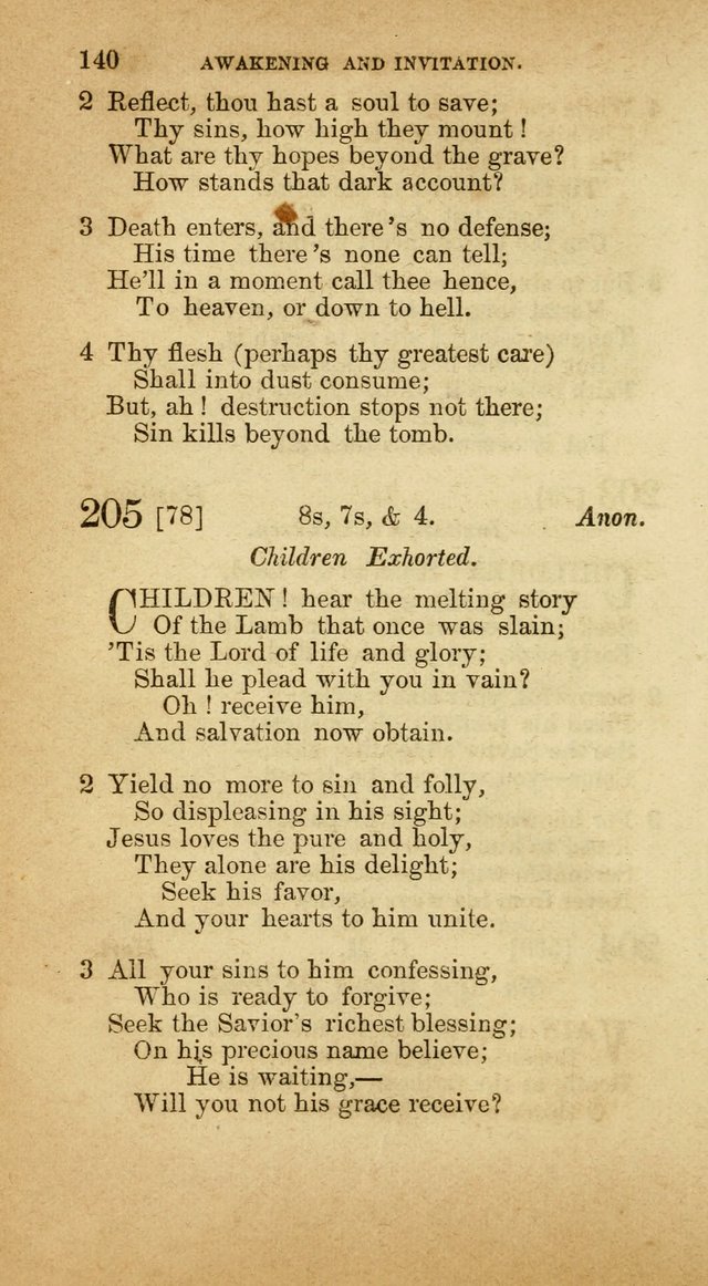 A Collection of Hymns, for the use of the United Brethren in Christ: taken from the most approved authors, and adapted to public and private worship page 142