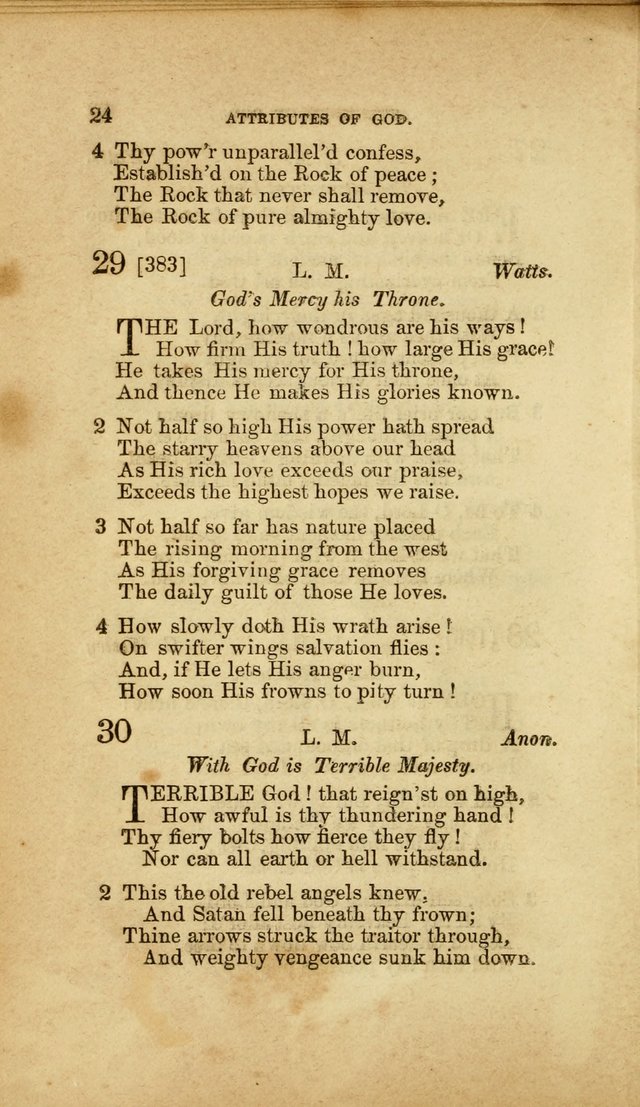 A Collection of Hymns, for the use of the United Brethren in Christ: taken from the most approved authors, and adapted to public and private worship page 24