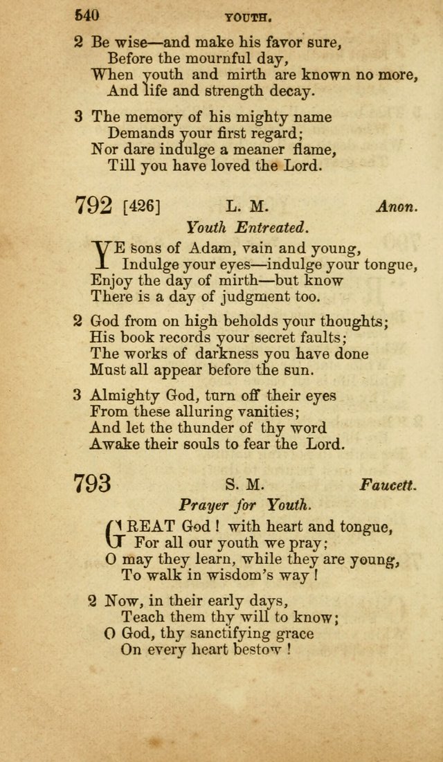 A Collection of Hymns, for the use of the United Brethren in Christ: taken from the most approved authors, and adapted to public and private worship page 544