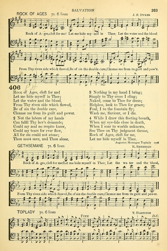 The Church Hymnary: a collection of hymns and tunes for public worship page 203