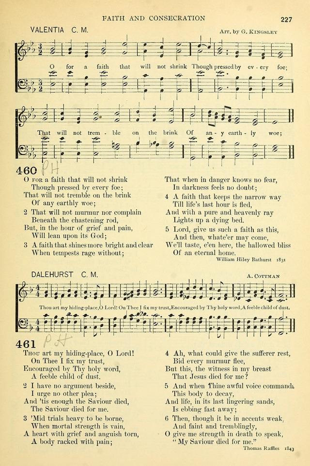 The Church Hymnary: a collection of hymns and tunes for public worship page 227