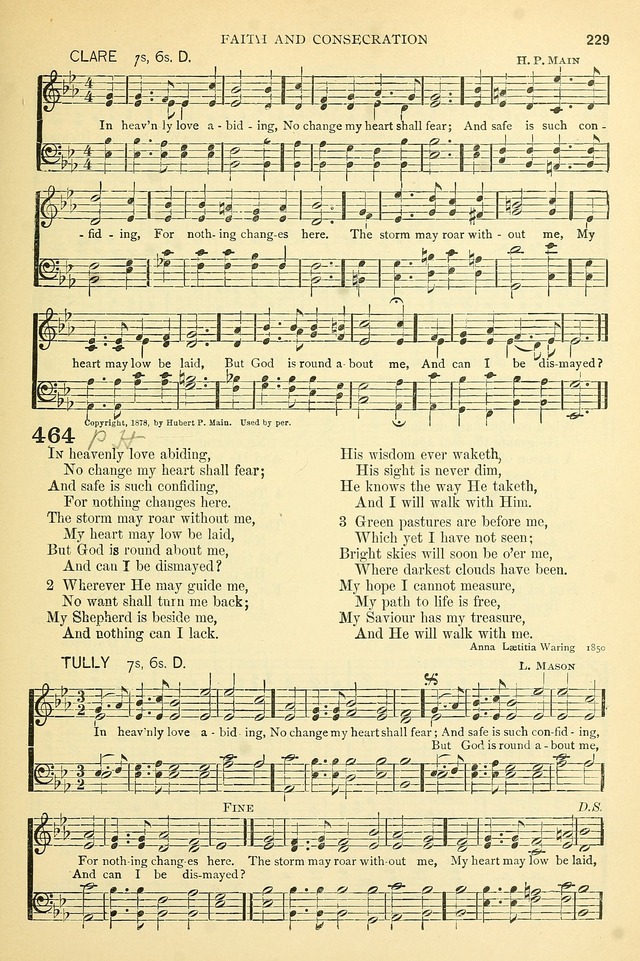 The Church Hymnary: a collection of hymns and tunes for public worship page 229