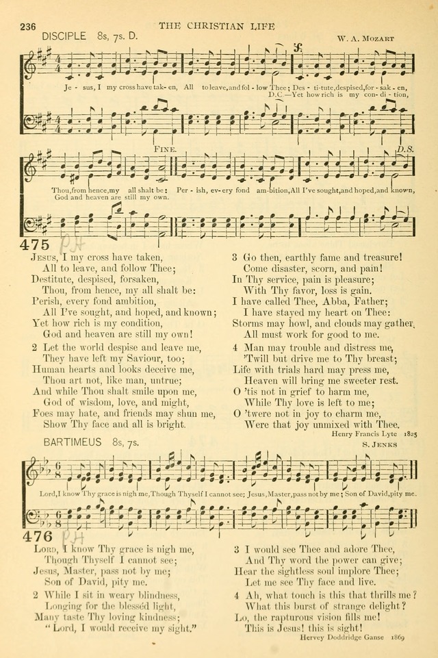 The Church Hymnary: a collection of hymns and tunes for public worship page 236