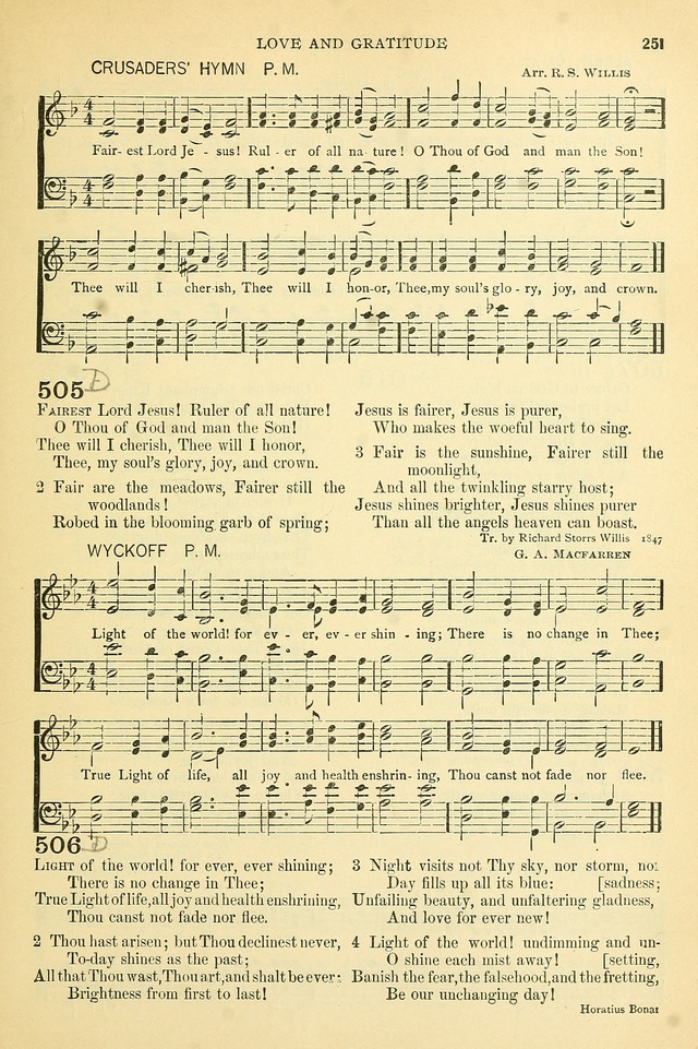 The Church Hymnary: a collection of hymns and tunes for public worship page 251