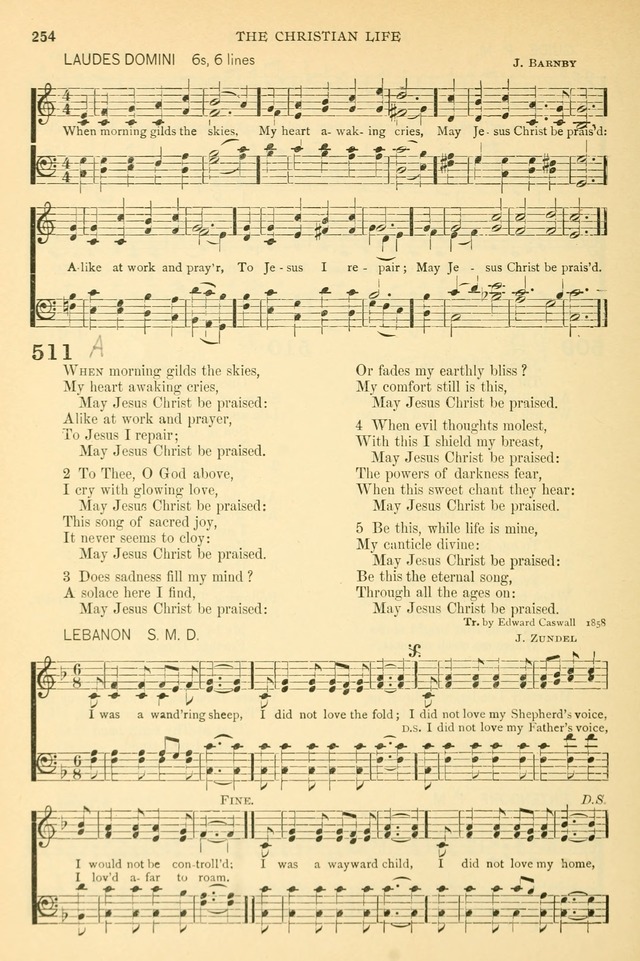 The Church Hymnary: a collection of hymns and tunes for public worship page 254