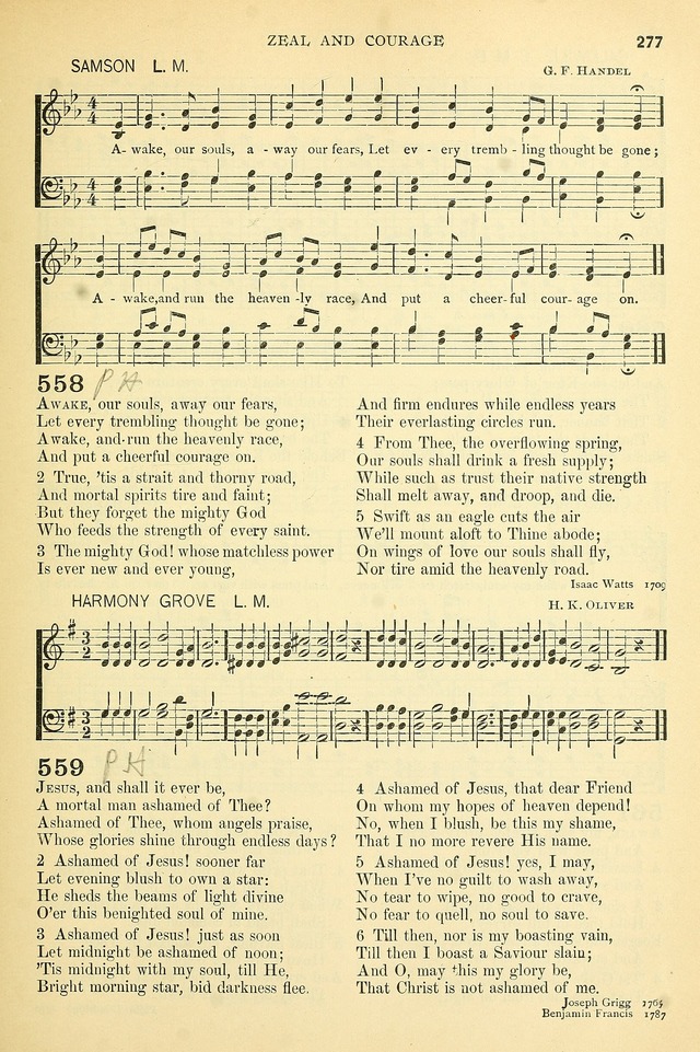 The Church Hymnary: a collection of hymns and tunes for public worship page 277