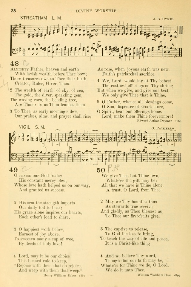 The Church Hymnary: a collection of hymns and tunes for public worship page 28