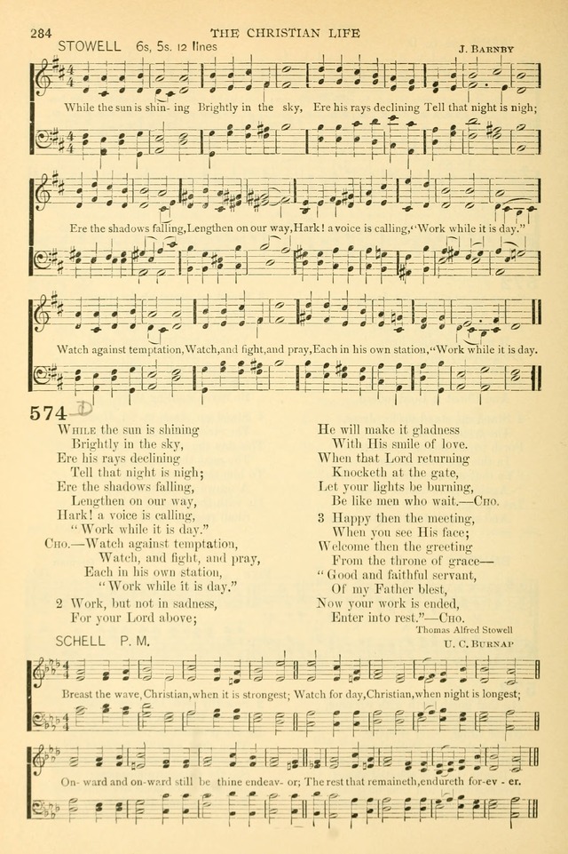 The Church Hymnary: a collection of hymns and tunes for public worship page 284
