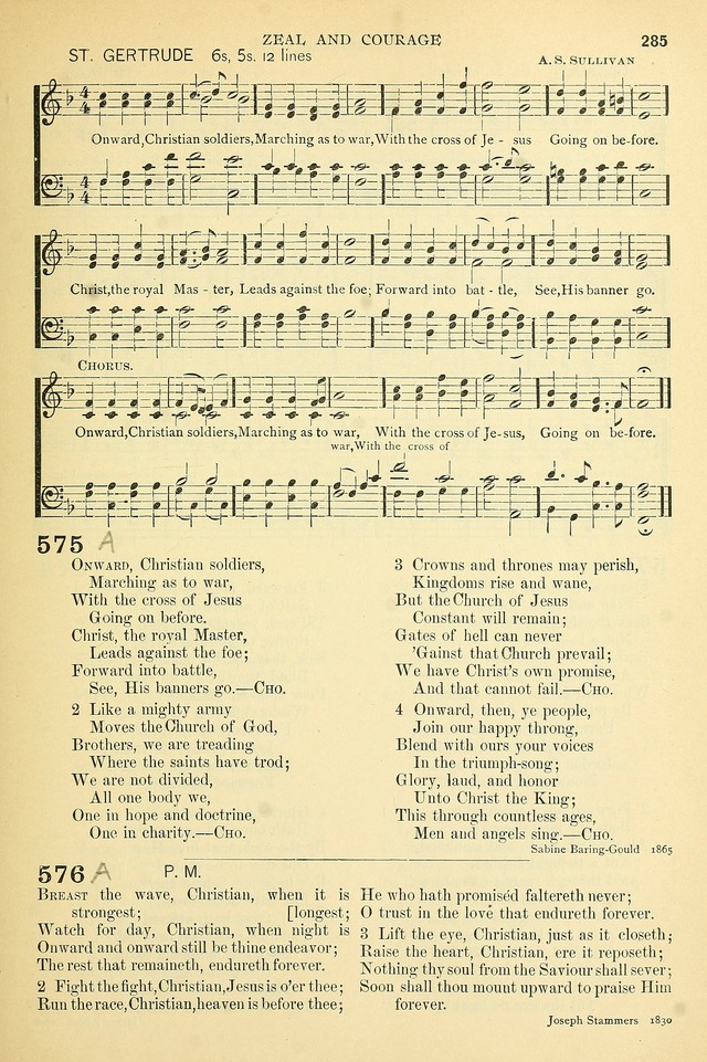 The Church Hymnary: a collection of hymns and tunes for public worship page 285