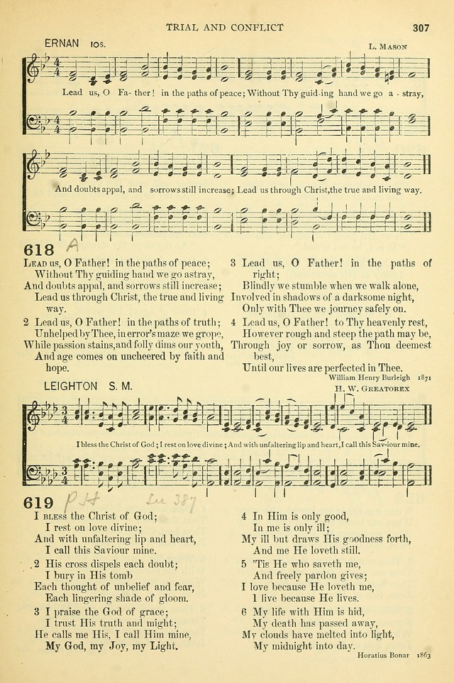 The Church Hymnary: a collection of hymns and tunes for public worship page 307