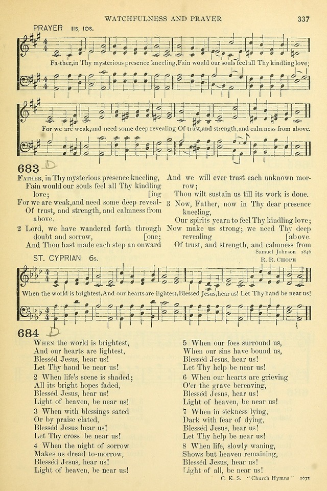 The Church Hymnary: a collection of hymns and tunes for public worship page 337