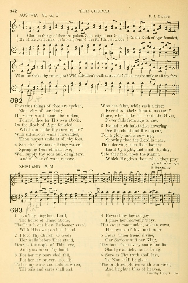 The Church Hymnary: a collection of hymns and tunes for public worship page 342