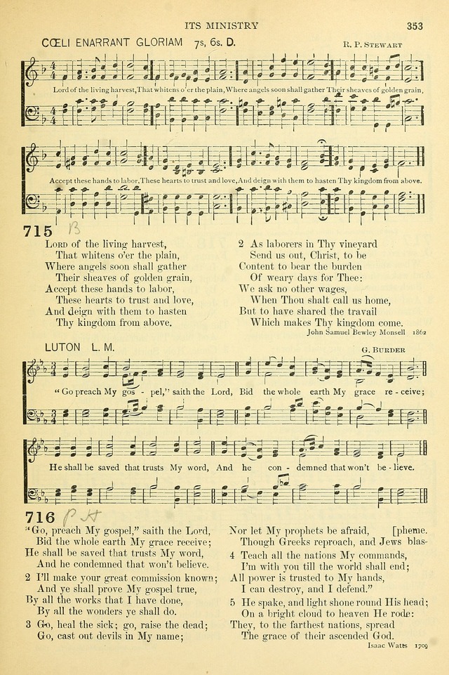 The Church Hymnary: a collection of hymns and tunes for public worship page 353